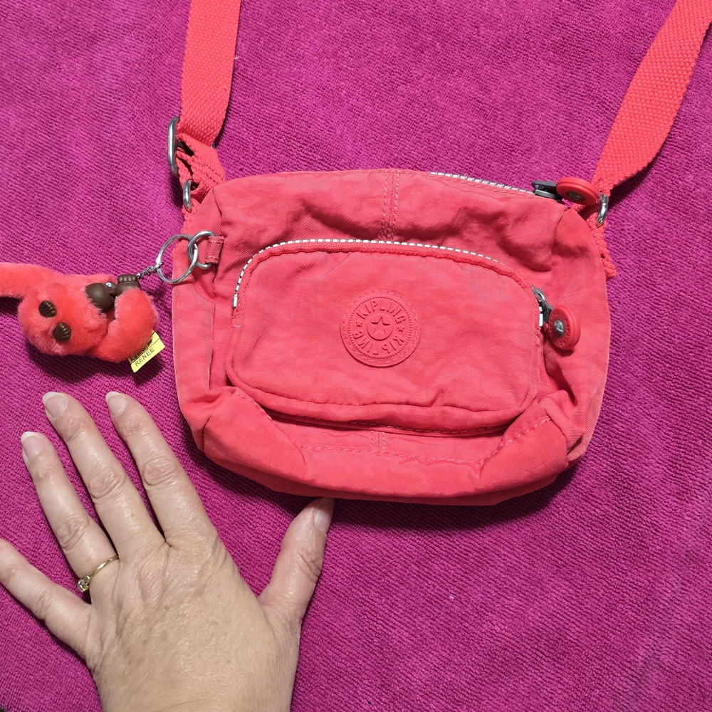 Kipling Bright Red Crossbody Bag